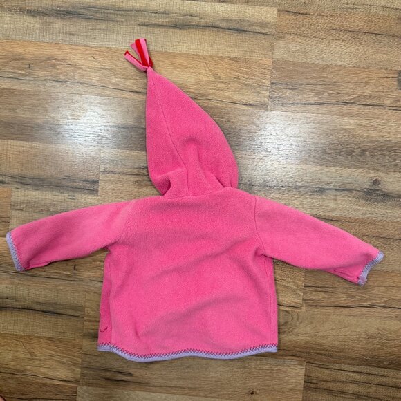 Hannah Andersson Toddler Girls Zip-Up Jacket in Pink Sz 70 - Picture 2 of 8